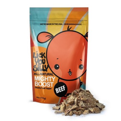 Freeze-Dried Beef Mighty Boost Dog Food Topper | High-Protein Meal Enhancer f...