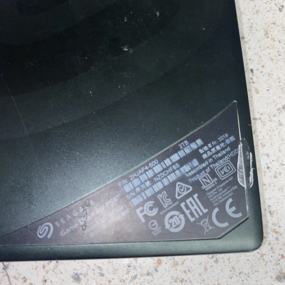 2 Seagate 2TB PlayStation PS4 External Storage - No Cords Untested Condition - Image 4 of 4