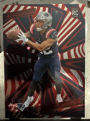2025 Panini Revolution - Rookies TreVeyon Henderson #244 Red Cosmo