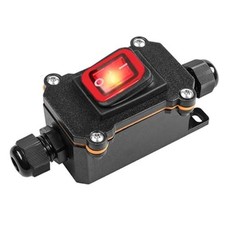 Waterproof Inline Cord Switch,DPST AC 20A-125V,16A Inline Cord Switch AC Red