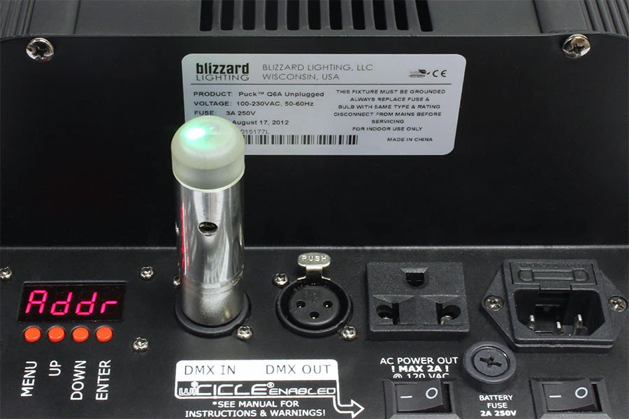 Blizzard wiCICLE SkyWire 2.4 GHz Wireless DMX Receiver   - Image 3 of 4