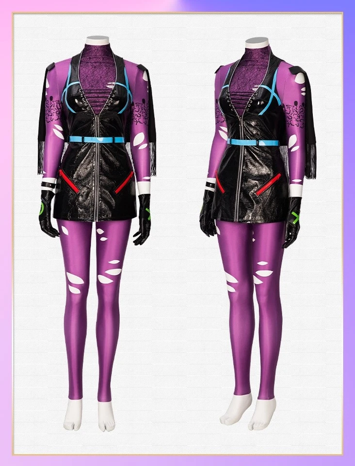 Косплей Джокер Punchline костюм полный комплект без обуви Хэллоуин женские наряды - Изображение 2 из 4