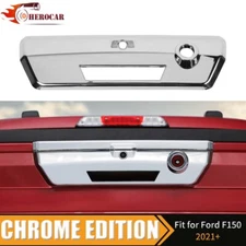 Rear Tailgate Door Handle Cover Trim Decoration For Ford F150 2021 2022+ Chrome