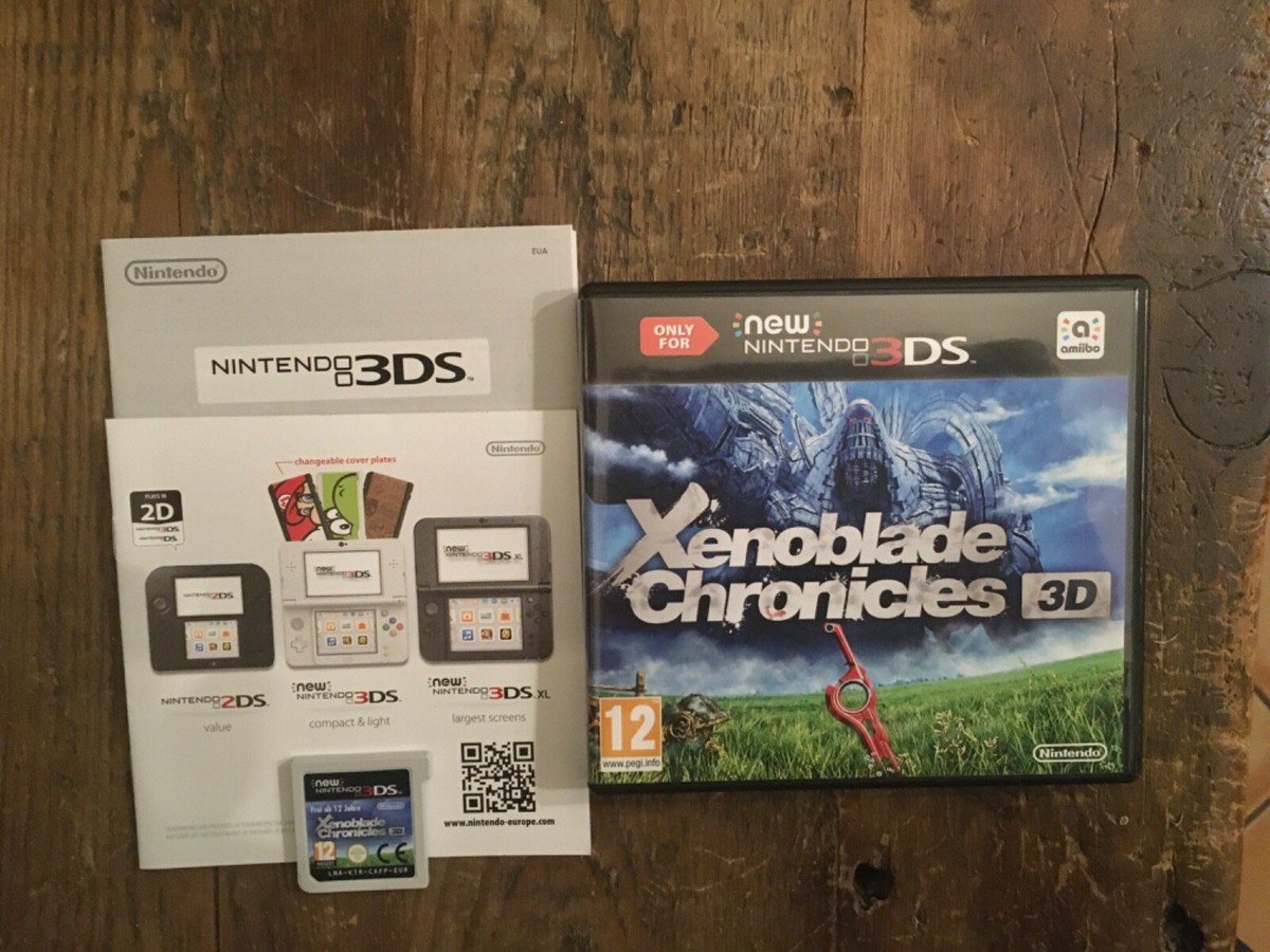 XENOBLADE CHRONICLES 3D Nintendo 3DS Game CIB (UK PAL) *NEW 3DS