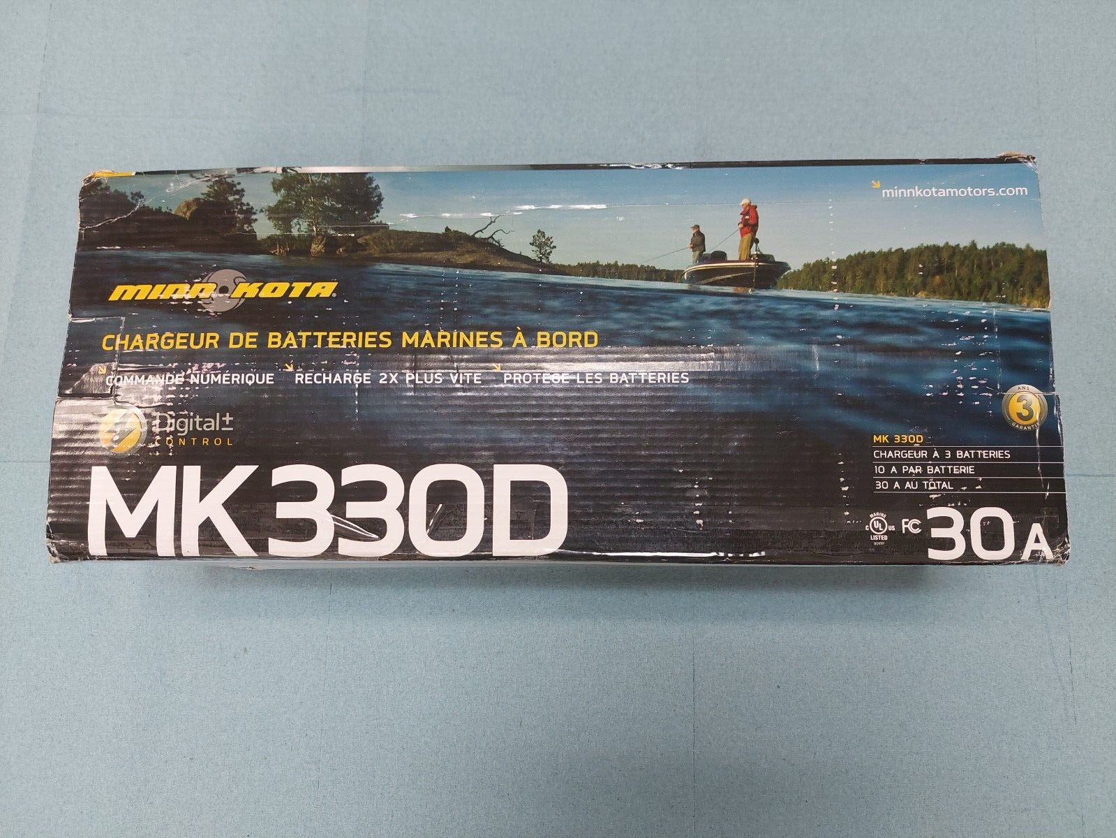 Minn Kota Marine Battery Charger 3 Bank 10A Each  MK330D