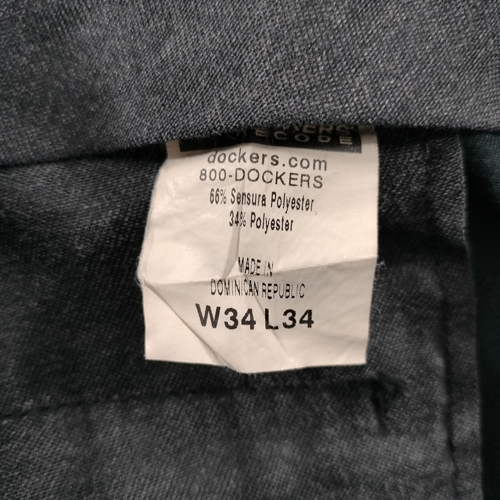 Dockers Recode Micro Drape Gray Pleated Cuffed Dr… - image 7