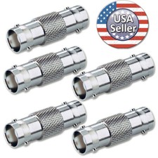 Sikker 5 BNC Female to F coupler Cable Extension connector Converter Adapter