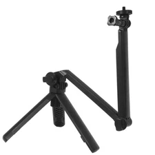 3 Way Selfie Stick Tripod Stand for GoPro 12 11 for Insta360 for DJI 4K Sjcam