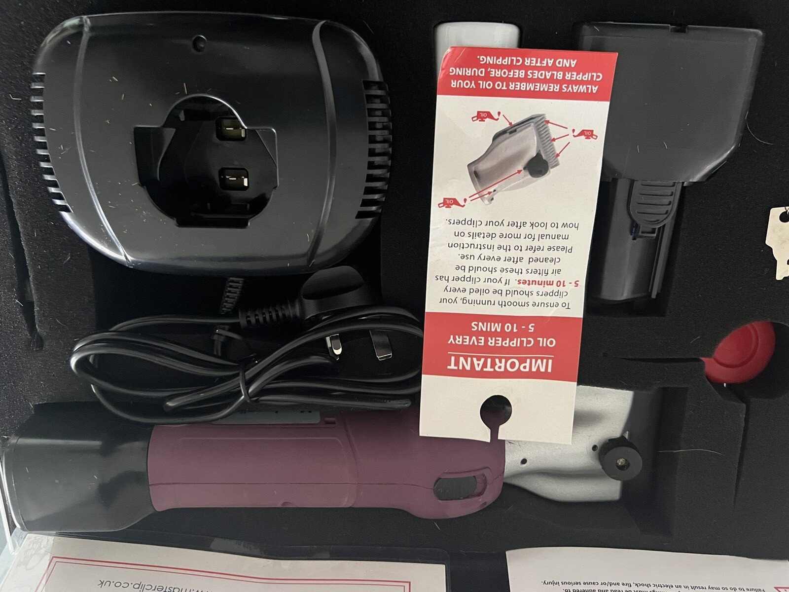 Masterclip (HIJ8U) Cordless Horse Clipper with 2 Batteries