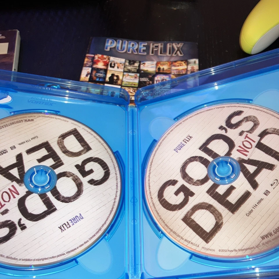 God's Not Dead (Blu ray 2013) with case + slipcover - Image 3 of 3
