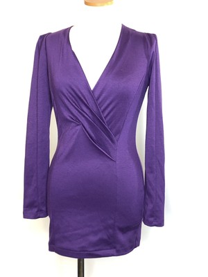 royal purple bodycon dress