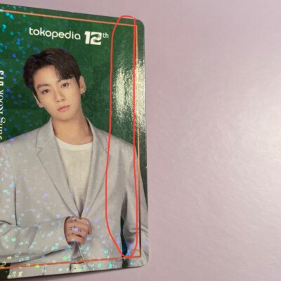 BTS Tokopedia 1ST Event JUNGKOOK Rare HOLO Holographic PC