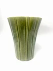 Vintage Large Green Pottery Floral Vase Haeger H 2 USA