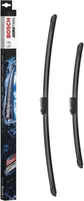 2x Wiper Blades (Pair) Flat Aero type A544S 3397014544 Bosch Aerotwin 650/425mm