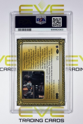 Graded Game of Thrones Card - #151 2021 Daenerys Arrives At Winterfell - PSA 9 - Picture 2 of 2