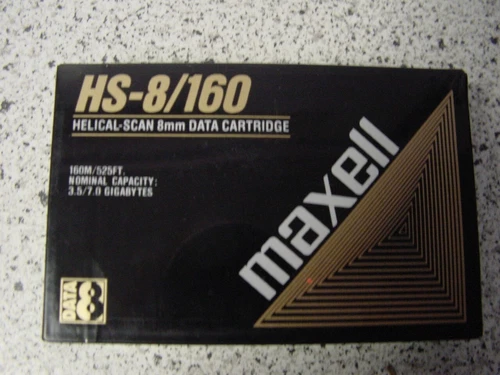 Maxell HS-8/160 Helical-Scan 8 mm DATA8 Datenkassette 3,5/7,0 GB 160 M
