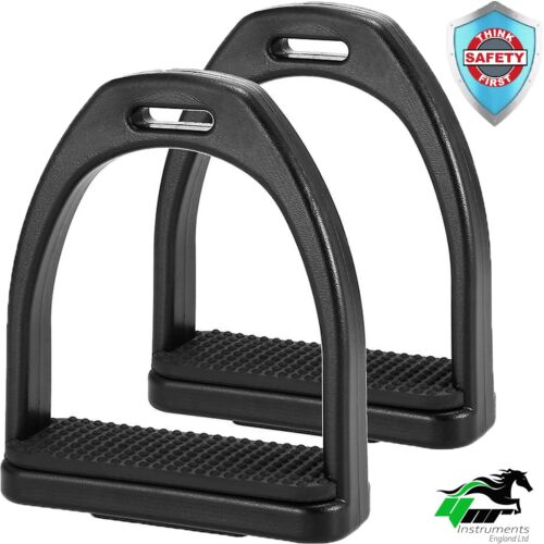 4.5" Extremely Lightweight Durable Strong Plastic Stirrups Rust Proof Premium - Picture 1 of 4