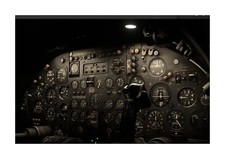 AVRO Vulcan Bomber 5 cockpit layout A4 picture poster Choice of frame.