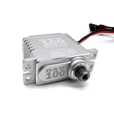 REEFs RC RAW 100 SILVER MINI High Torque+Speed Waterproof Servo PROGRAMMABLE 134