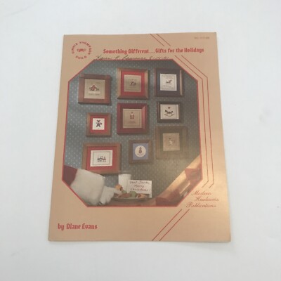 Something Different Gifts for the Holidays Cross Stitch Pattern Booklet Santa