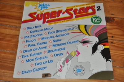 VA Sampler - Super-Stars 2 - Original Hits - Pop 80er 80s - Album Vinyl LP