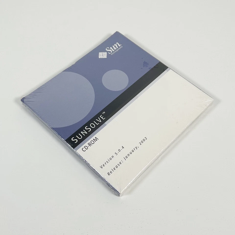 Sun Microsystems SUNSOLVE Version 5.0.4 CD-ROM - NEW & SEALED - Image 3 of 3