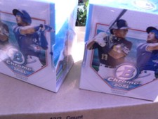 2021 Bowman Chrome Hobby Baseball 2 box lot - 2 Autographs/master box