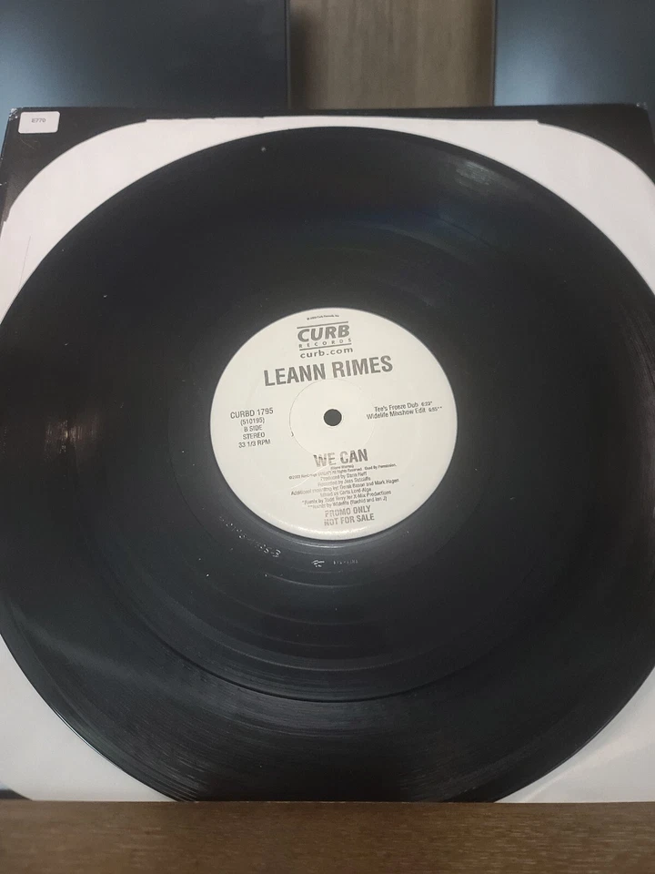 Leann Rimes We Can Curb 2003 promo 12 inch VG+ todd terry wildlife HOUSE electro Foto 4 de 4