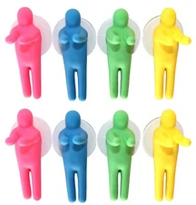 8pc Kids Toothbrush Holder & Organizer- Bathroom, Kitchen, Garage Utility Hook