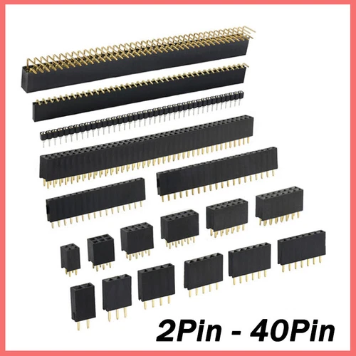 Buchsenleiste | 2,3,4,5,6,7,8,10,12,20,40 Pin | RM 2,54 mm|  Raspberry Pi
