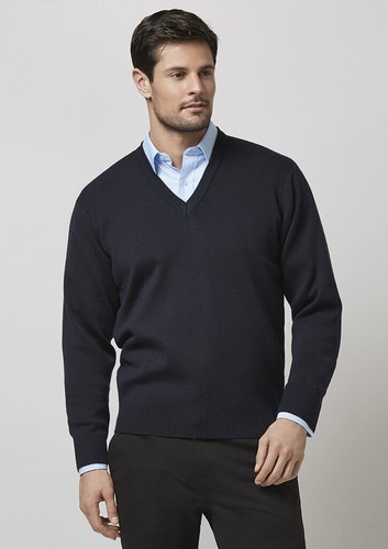 Mens Wool Mix Pullover Knitwear Jumper 