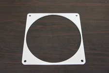 140mm White HIGH FLOW Fan Spacer 5mm-25mm Thickness