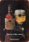 1980 Erlanger beer AD Vintage LOOK Reproduction Metal Sign 8 x 12