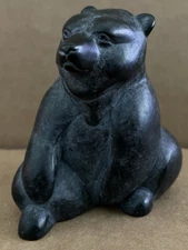 Vintage BOMA Bear Sitting Figurine Made in Canada