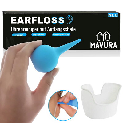 Earfloss Ear Cleaning Set Ear Syringe Ear Cleaner Wax Removal Ear ...