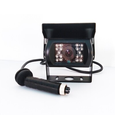 4 PIN Reversing Backup Camera 18 IR 12-24 Heavy Duty Metal Case For Caravan Rvs