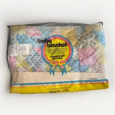 Vintage Baby Blanket Quilt Polyester