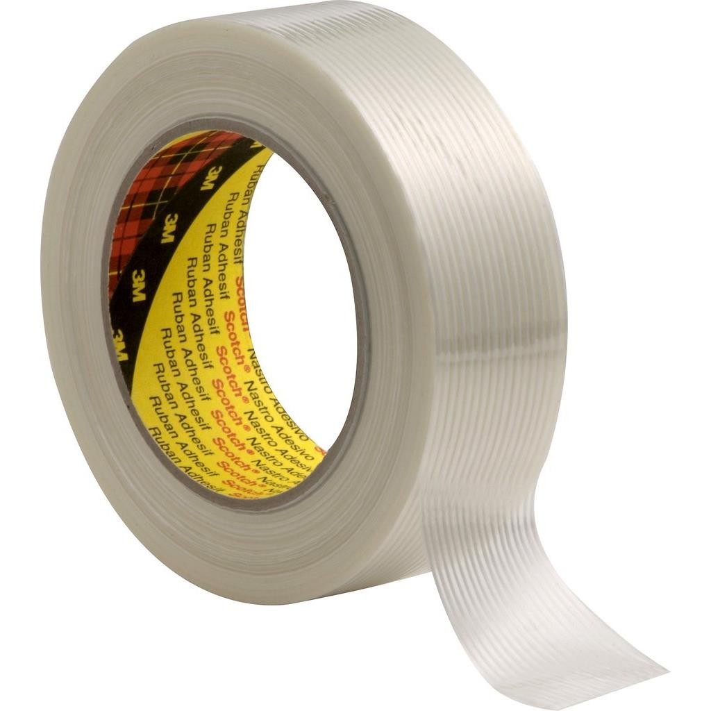 Ruban adhésif armé 50mm Scotch 8956 indéchirable avec fibres de verre croisées