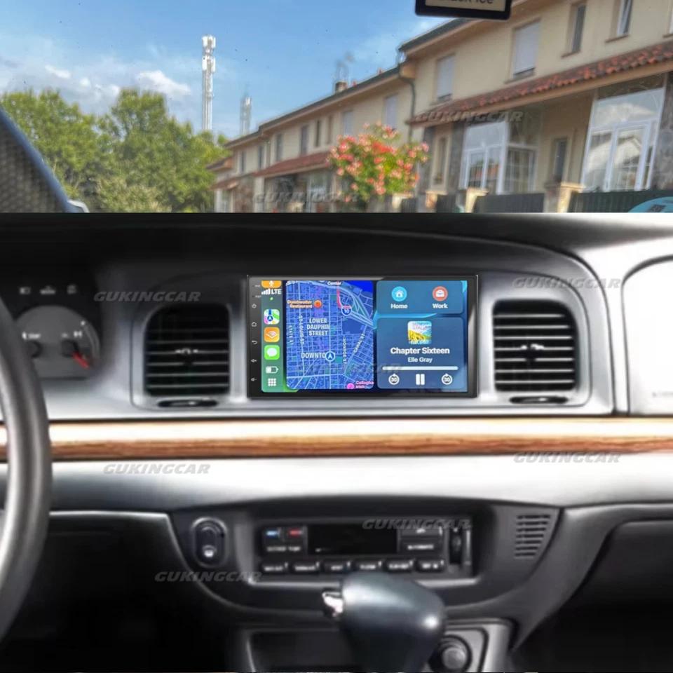 For Ford Crown Victoria 2003–2008 Carplay Car Radio Android 14 Navi Gps Wifi BT - Imagem 3 de 4