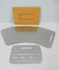 11 Military Issued Stainless Steel Erasing Sh...