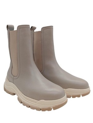 MARC O POLO Schlüpf-Stiefeletten Damen Stiefeletten Gr. DE 40 hellgrau