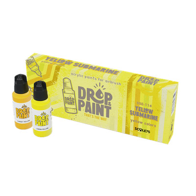 Scale75 YELLOW SUBMARINE Airbrush Paint - Quick Dry Acrylic for Easy Use
