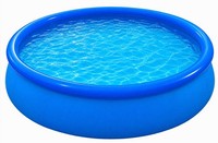 Quick-Up-Pool Rund Blau 244 X 76 Cm Planschbecken Swimmingpool Aufstellpool