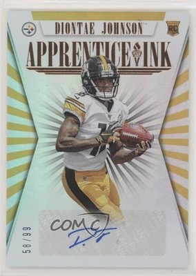 2019 Passing the Torch Apprentice Ink 58/99 Diontae Johnson Rookie Auto RC 4l6