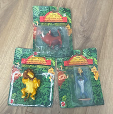 Mattel Disney The Lion King 1994 Figure Lot of 3 Simba Pumbaa Rafiki