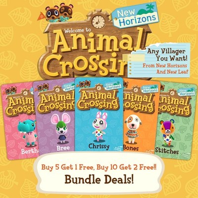 Animal Crossing NFC Amiibo Cards - ANY VILLAGER!