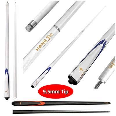 57'' Carbon Fiber Pool Cue Stick 18   20 oz Low Deflection 1/2 Split Billiard Cue