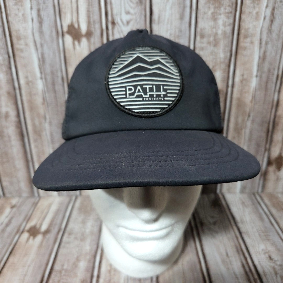 Path Projects Strapback Hat Mesh-Back Cap Dark Gr… - image 1