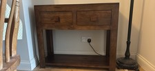 Mango Wood Console Table 90x30x76cm