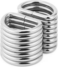 50pcs Metal D Ring Buckle for Purse Hardware Sewing Accessories Crafts Hand DIY